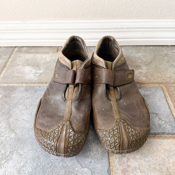 Teva Leather Slip On Shoes Brown Strap Outdoor Casual Mens 12 main image 6